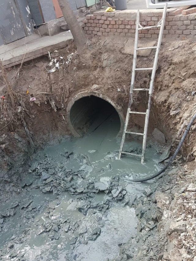 老城镇管道清洗