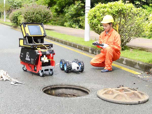 老城镇管道机器人检测